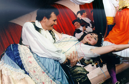 Kathy in The Gondoliers 1998 — 'Gianetta', with Ronald S. Herman — 'Marco'