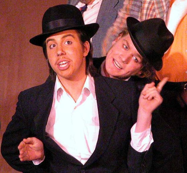 Ethan in The Gondoliers 2005 — 'Guilo', with Christopher Adams — 'Colombo'