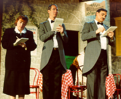 Chris in The Grand Duke 2001, with Kathy Moore and Fred Scipione