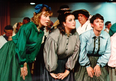 Jean in The Pirates of Penzance 1994, with Rebecca Paul and Amanda Lobaugh