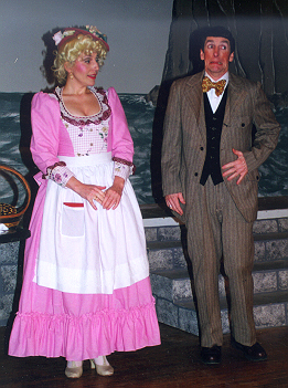 Ruddygore 1999 — Susanna Adams as 'Rose Maybud', with J. Patrick Adams — 'Robin'