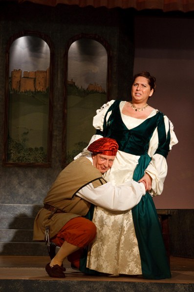 Wayne in The Yeomen of the Guard 2009 — 'Wilfred Shadbolt', with Holly T. Corcoran — 'Phoebe Meryll'